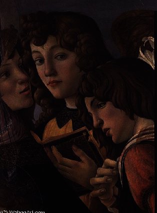 Angels From The Madonna Della Melagrana — Sandro Botticelli