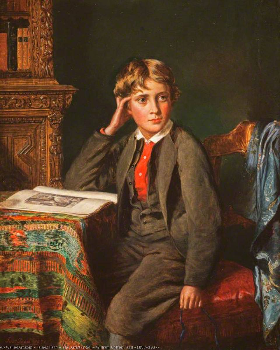 The Artist's Son, William Cotton Faed (1858–1937) — James Faed