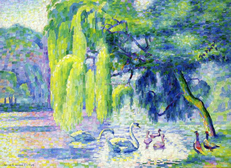 Family Of Swans — Henri Edmond Cross