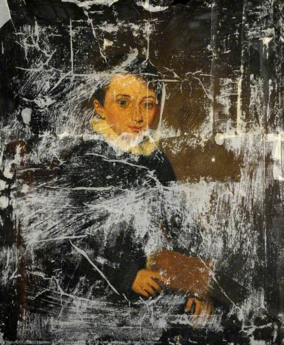 Portrait Of A Boy (probably George Woolhouse) — Thomas Arrowsmith