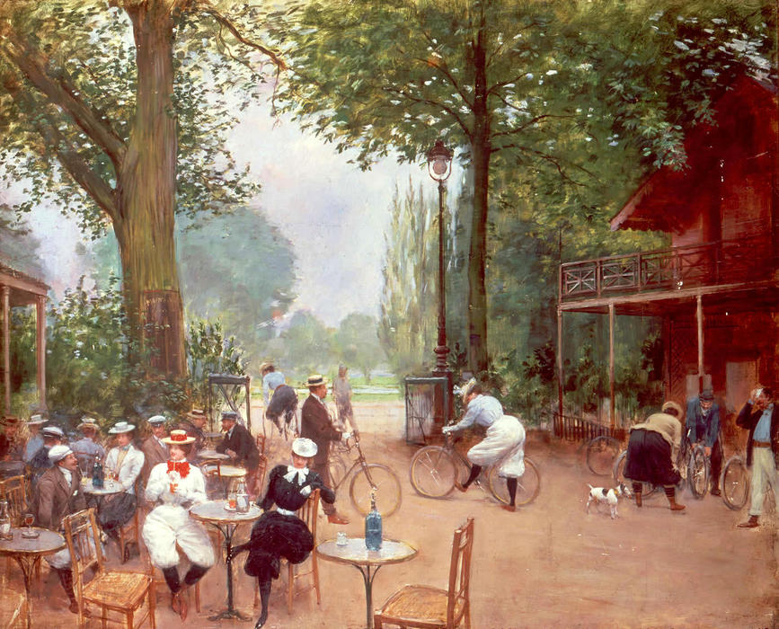 Le Chalet Du Cycle Au Bois De Boulogne — Jean Georges Béraud