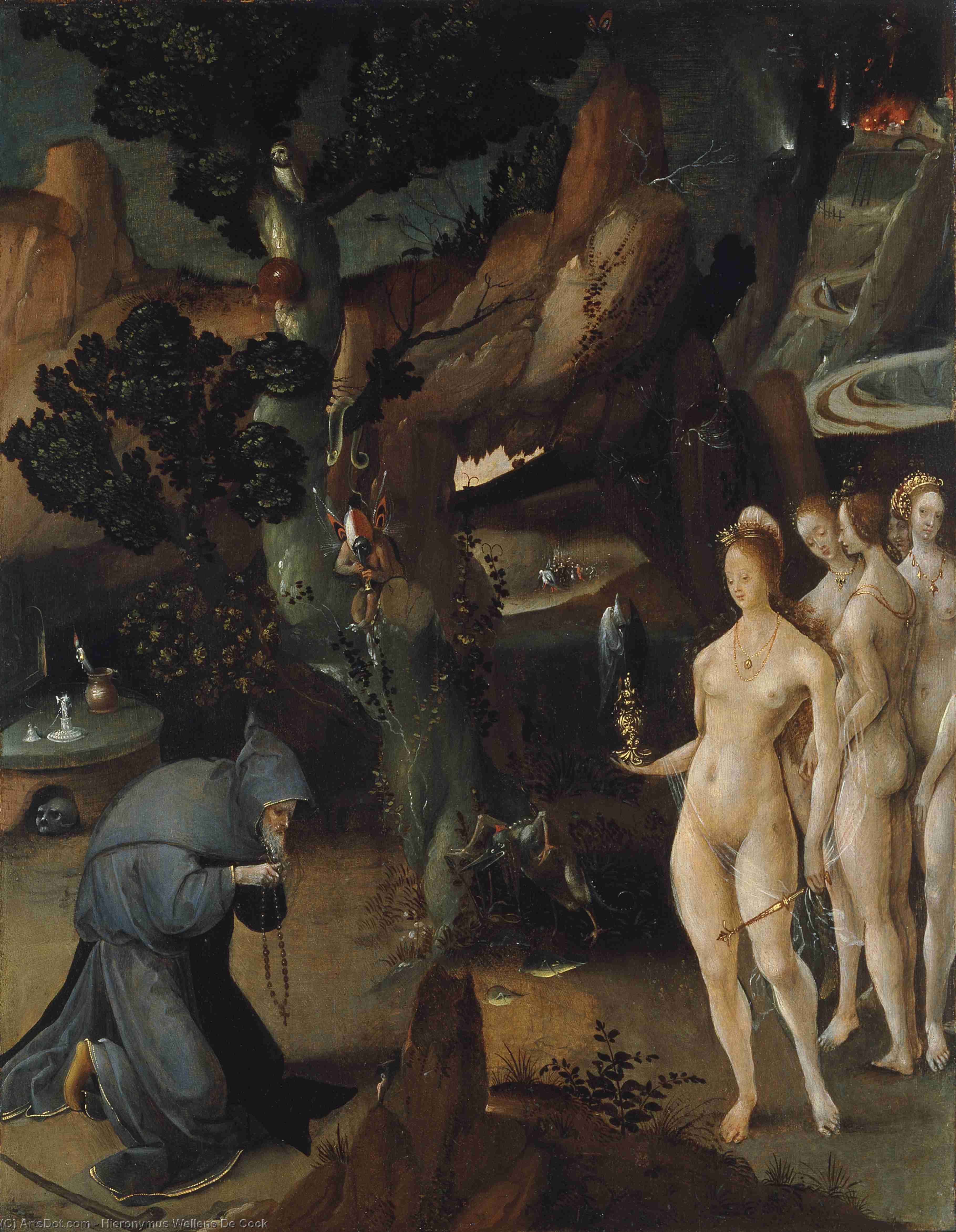 The Temptation Of Saint Anthony — Hieronymus Cock
