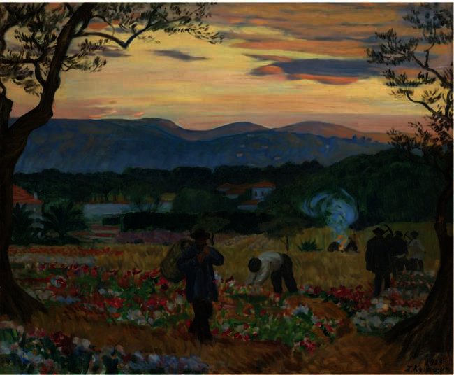 The Flower Harvest — Boris Mikhailovich Kustodiev