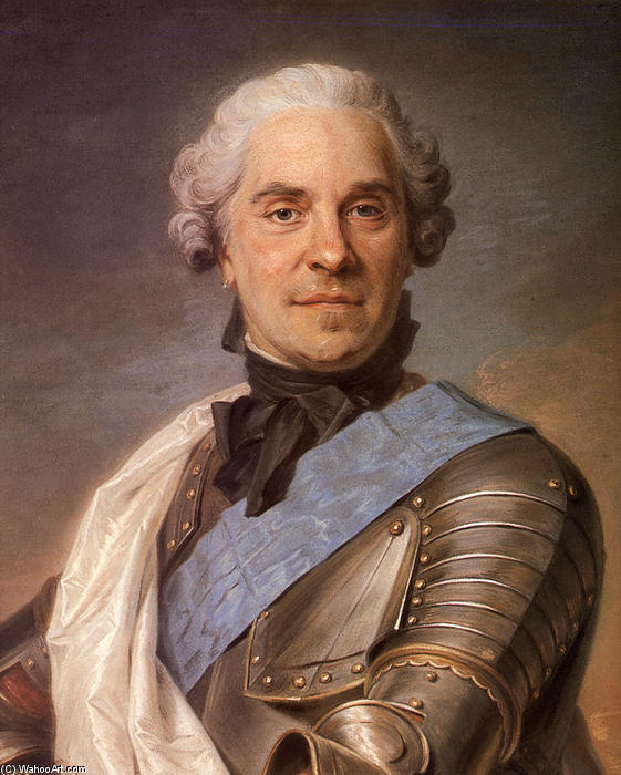 Portrait Of Maurice Of Saxony — Maurice Quentin De La Tour