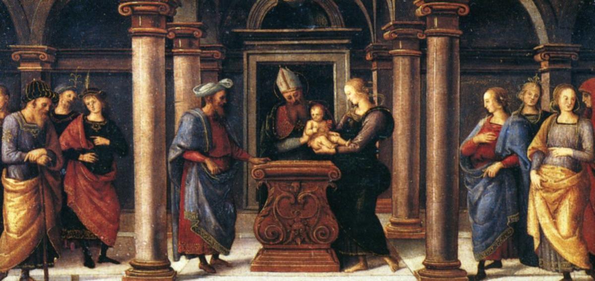 Pala Di Fano (presentation In The Temple) — Vannucci Pietro (le Perugin)