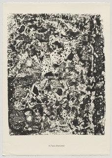 Ornamented Earth (terre Chamarrée) From The Portfolio Theater Of The Earth (théâtre Du Sol) From Phenomena (les Phénomènes) — Jean Philippe Arthur Dubuffet