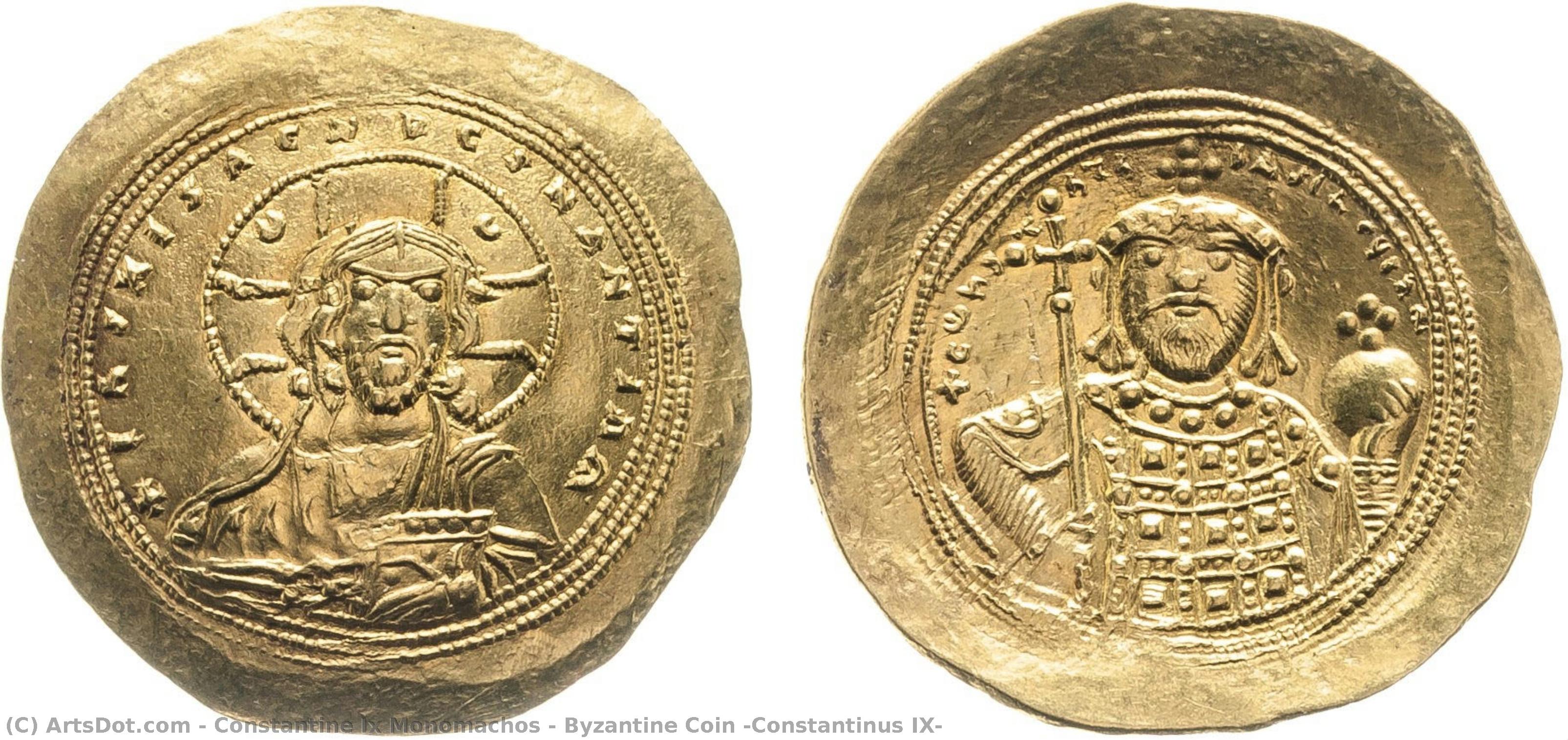 Byzantine Coin (constantinus Ix) — Constantine Ix Monomachos