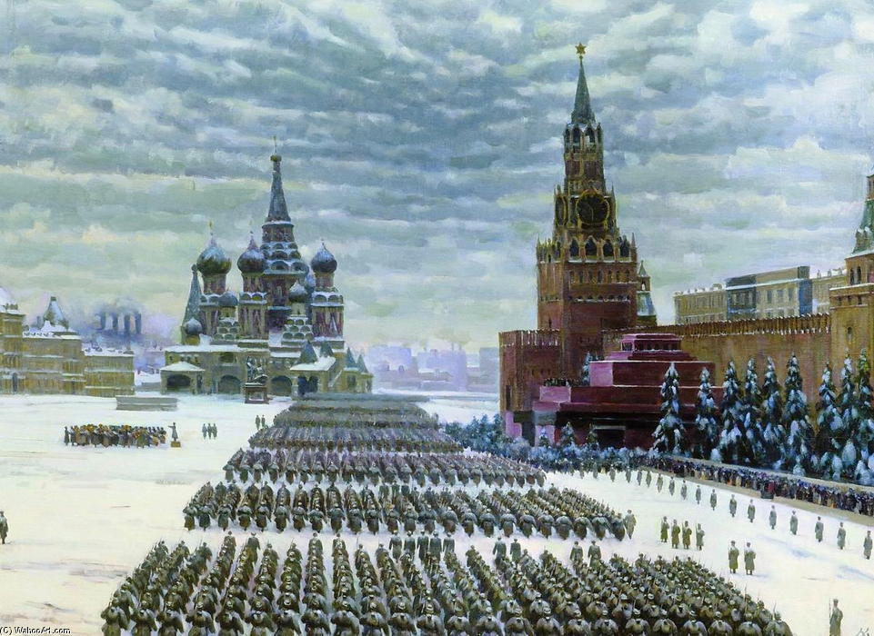 Military Parade In Red Square, 7th November 1941 — Konstantin Yuon