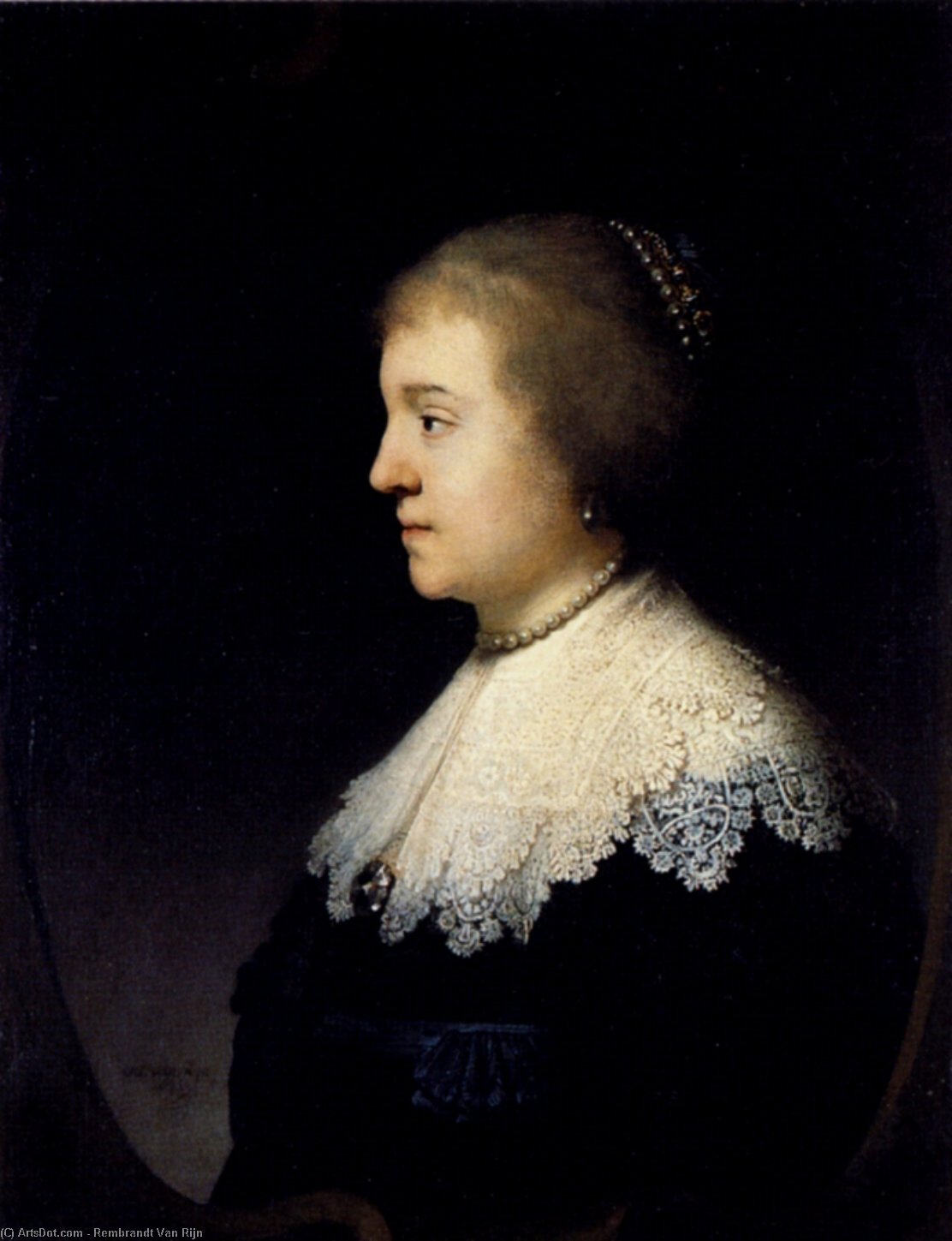 Retrato De Amalia Van Solms — Rembrandt Van Rijn