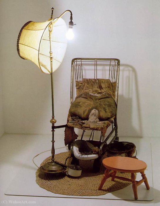 The Illegal Operation, (149.9 X 121.9 Cm) (1962) — Edward Kienholz