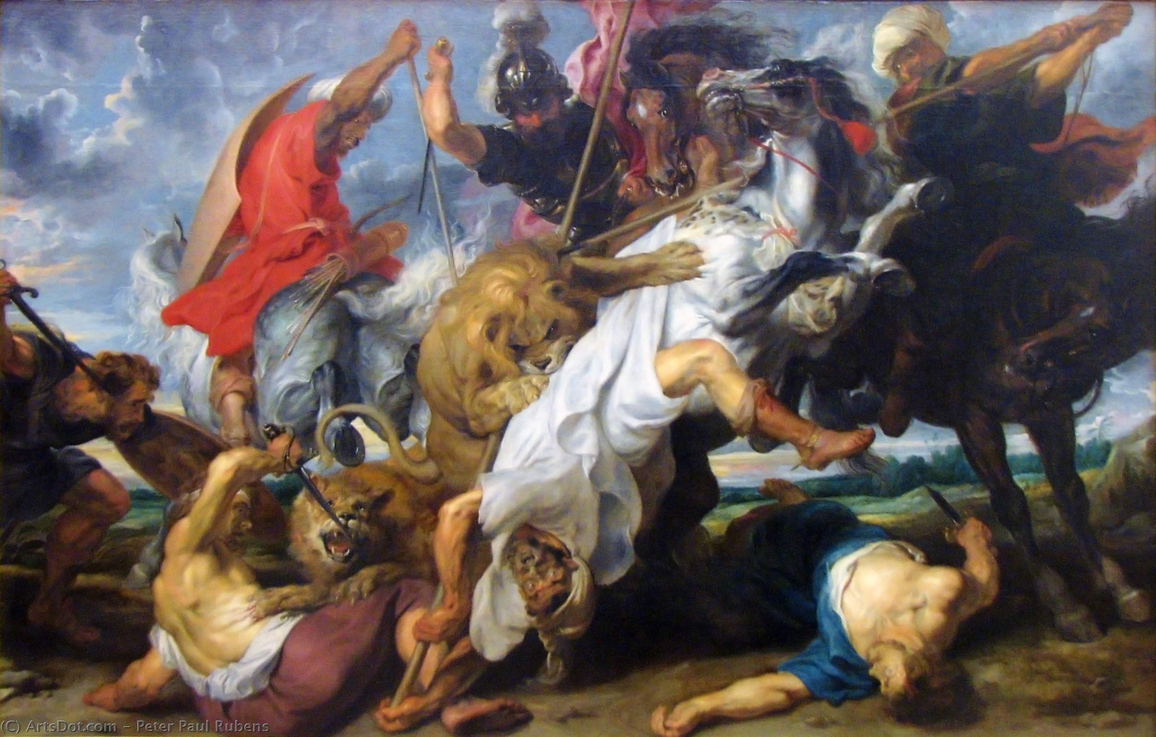 Lion Hunt — Рубенс