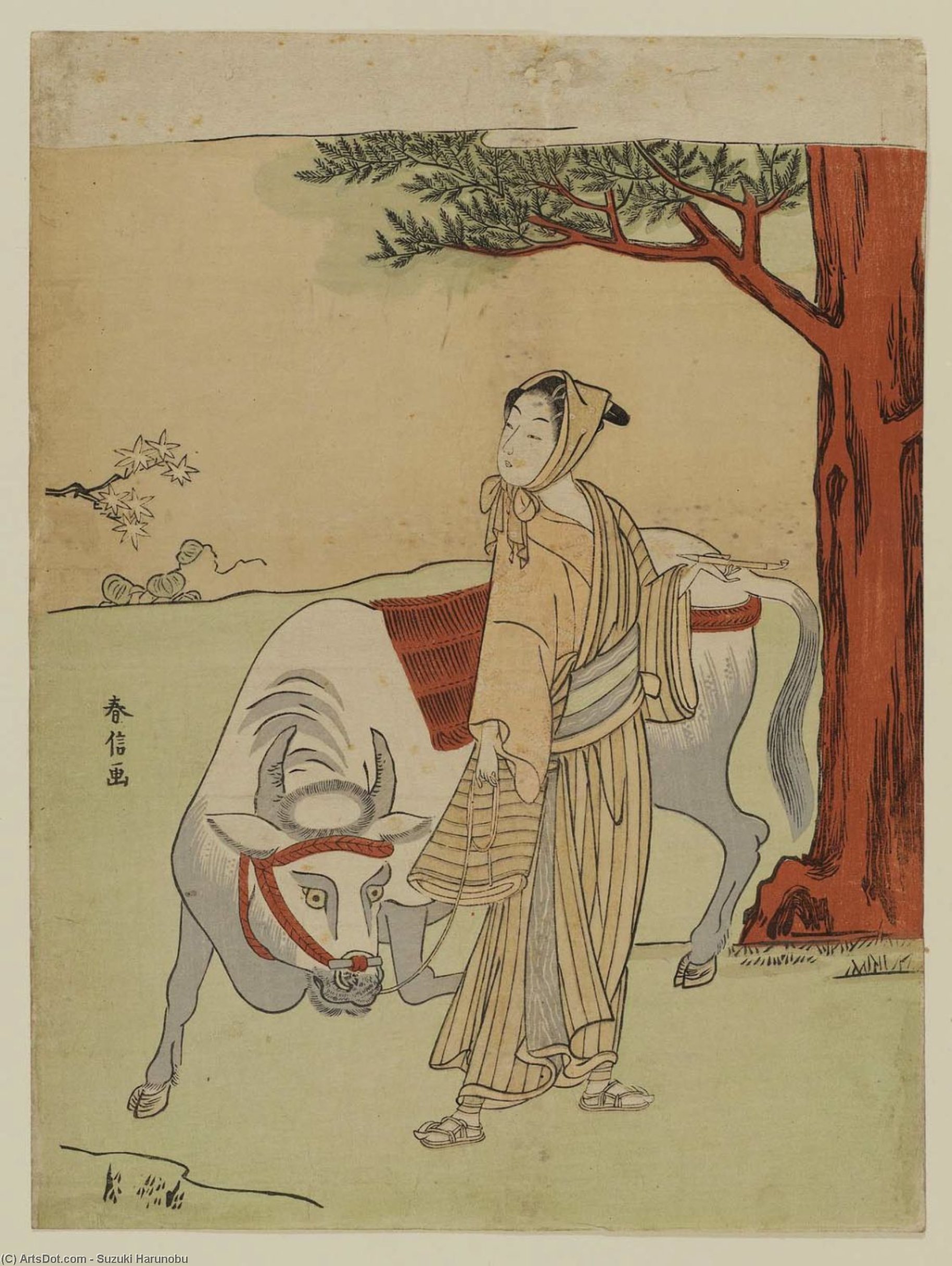 Parody Of The Story Of Chao Fu — Suzuki Harunobu