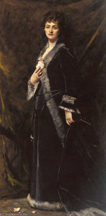 A Portrait Of Helena Modjeska Chlapowski — Carolus-duran (charles-auguste-emile Durand)