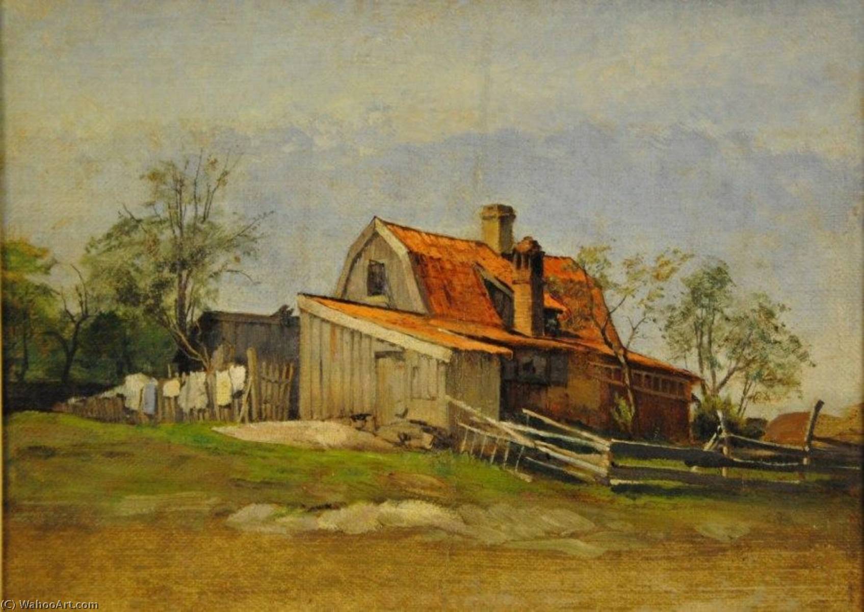 Grey House At Masthugget — Johan Krouthén