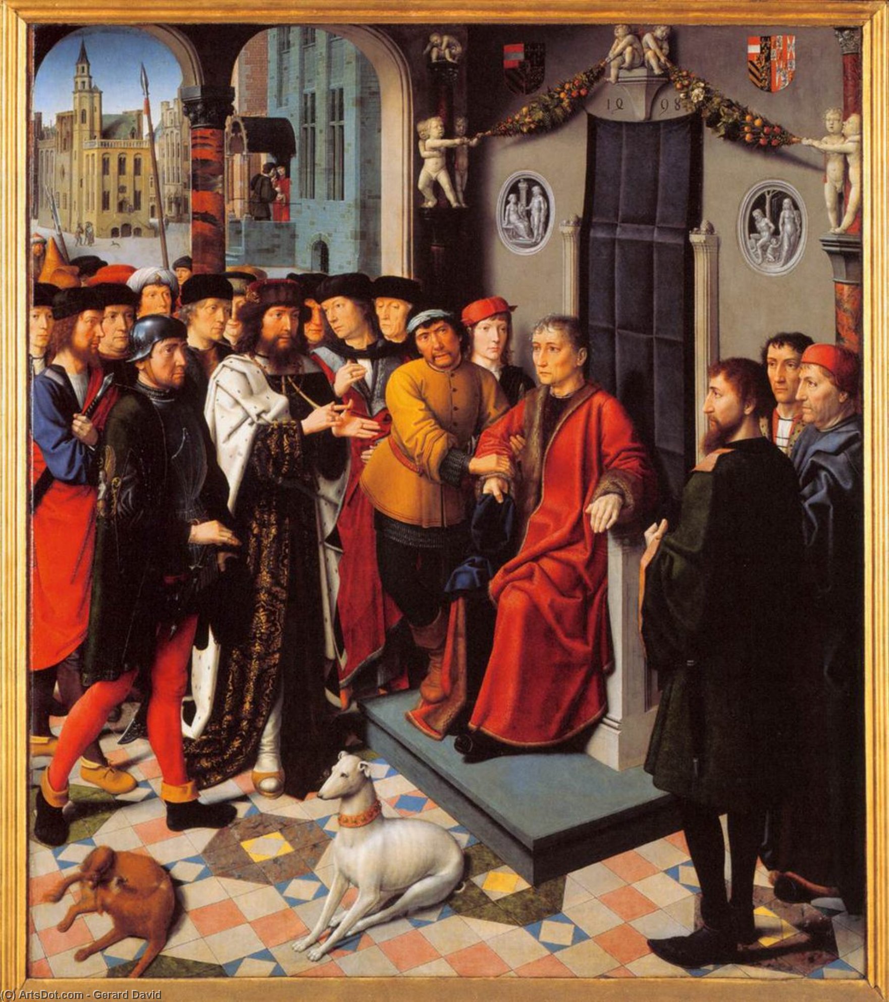 The Judgment Of Cambyses (left Panel) — Гердар Дэвид