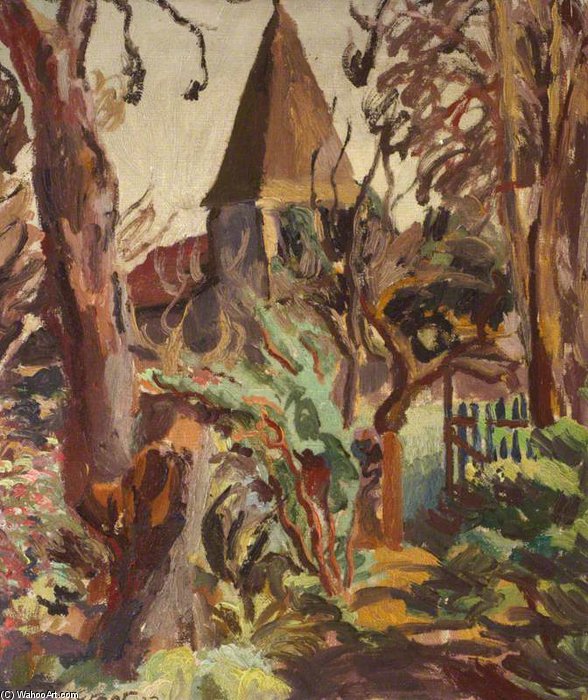 Monk's House Garden And St Peter's Church, Rodmell — Duncan Grant