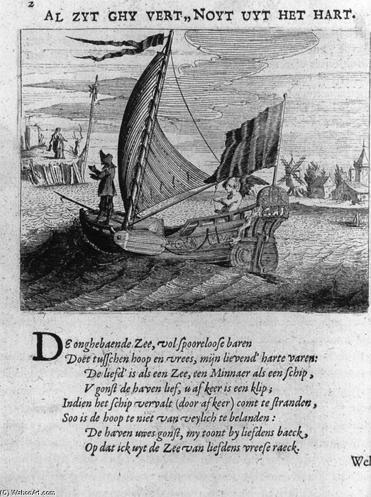 Illustration From The Minne-beelden — Jan Harmensz Krul