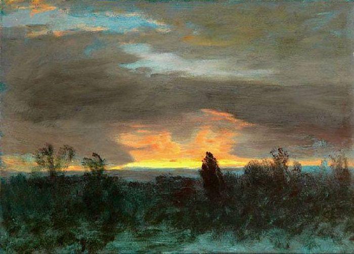 Sunset Landscape — Алберт Бирштадт