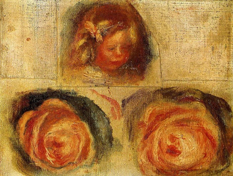 Coco And Roses (study) — Пьер-огюст Ренуар