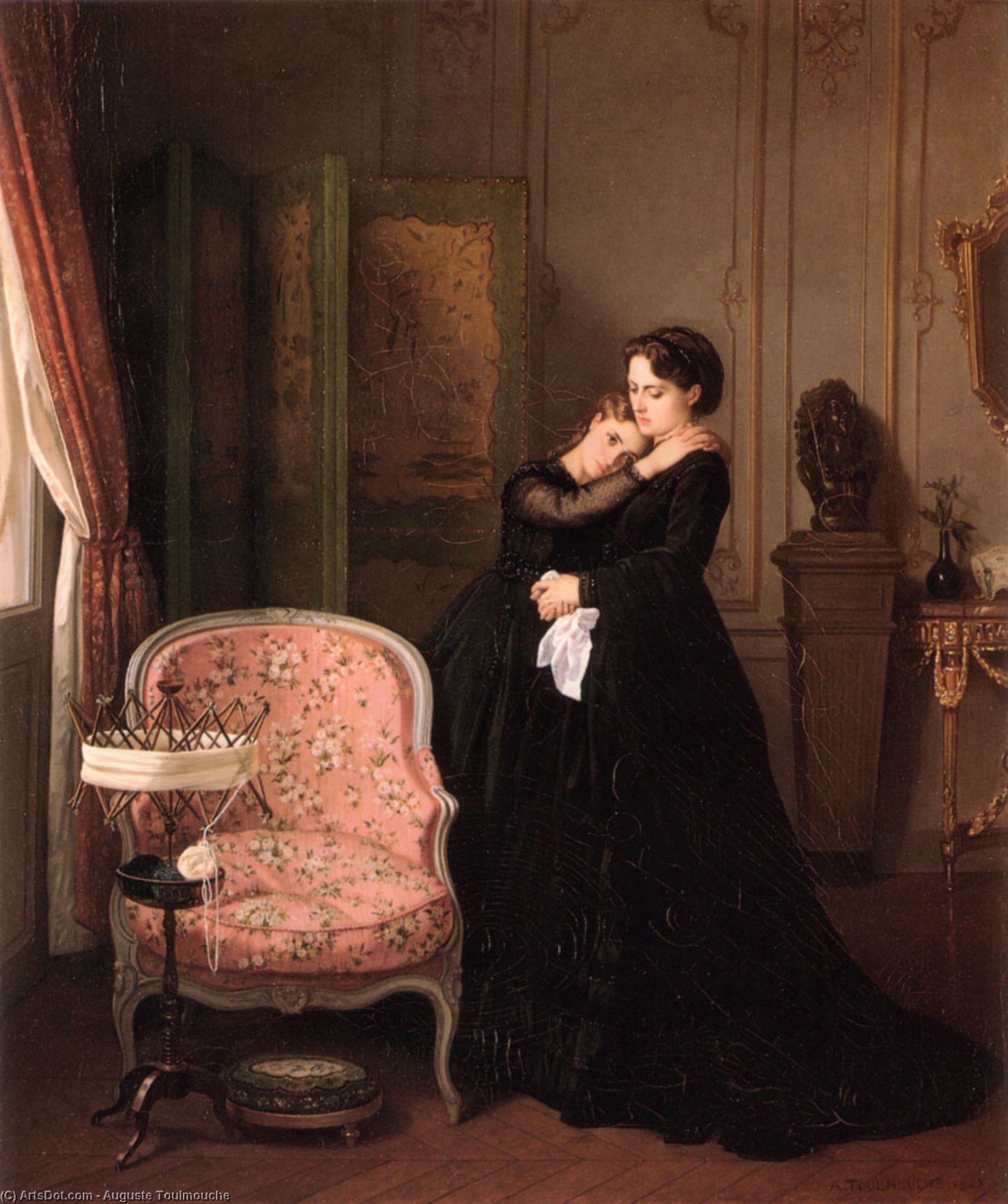 Consolation — Auguste Toulmouche