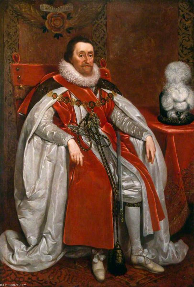 King James I Of England And Vi Of Scotland — Daniel I Mijtens