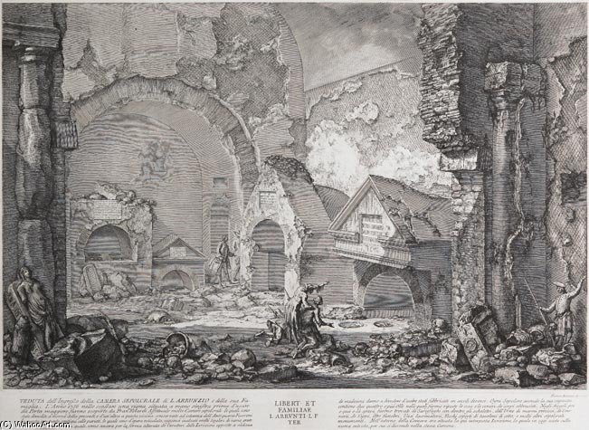 Veduta Dell’ingresso Della Camera Sepolcrale — Giovanni Battista Fontana