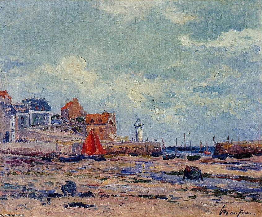 At Low Tide — Maxime Emile Louis Maufra
