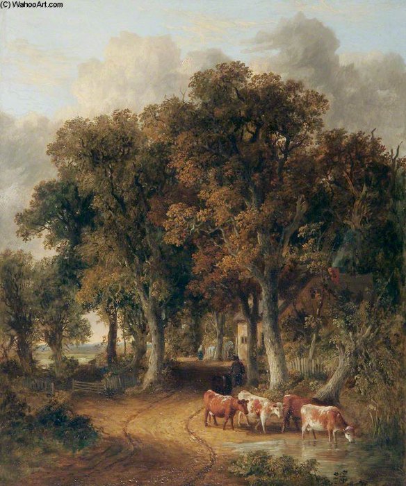 Road Scene At Intwood - — Džejms Stark