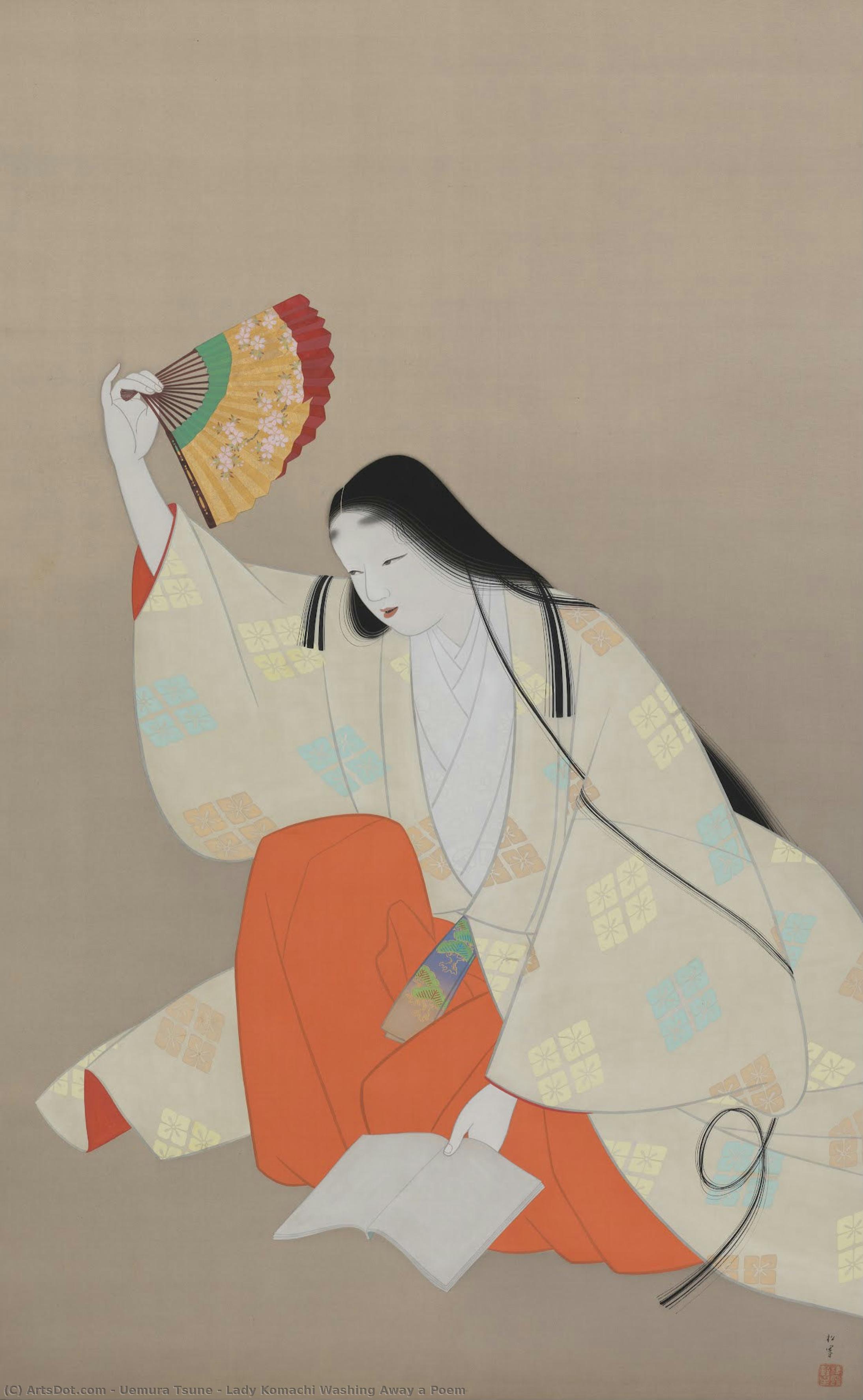 Lady Komachi Washing Away A Poem — Uemura Tsune