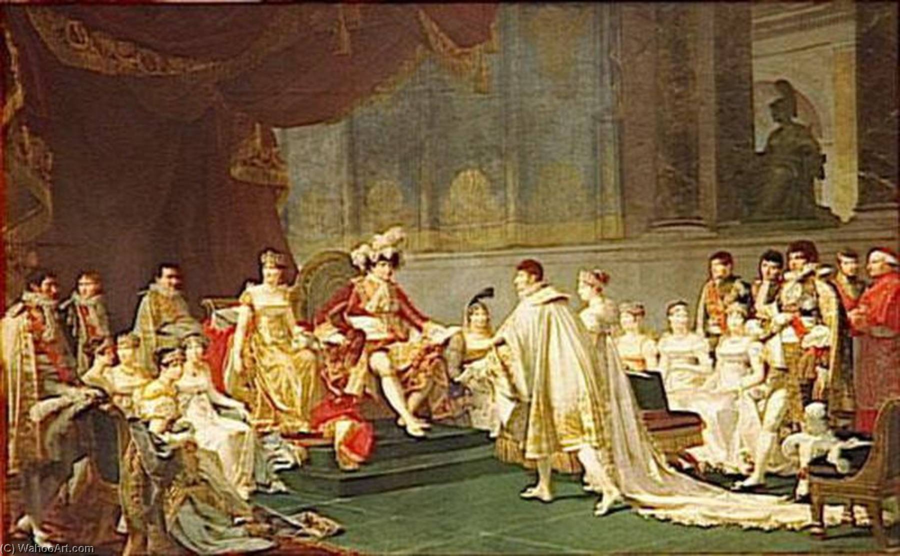 Mariage Du Prince Jerome Bonaparte Et De La Princesse Frederique Catherine De Wurtemberg.22 Aout 1807 — Jean Baptiste Baron Regnault