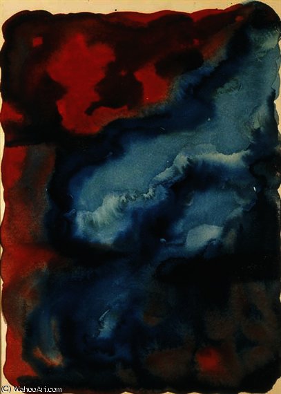 Red And Blue No. I — Georgia O'keeffe