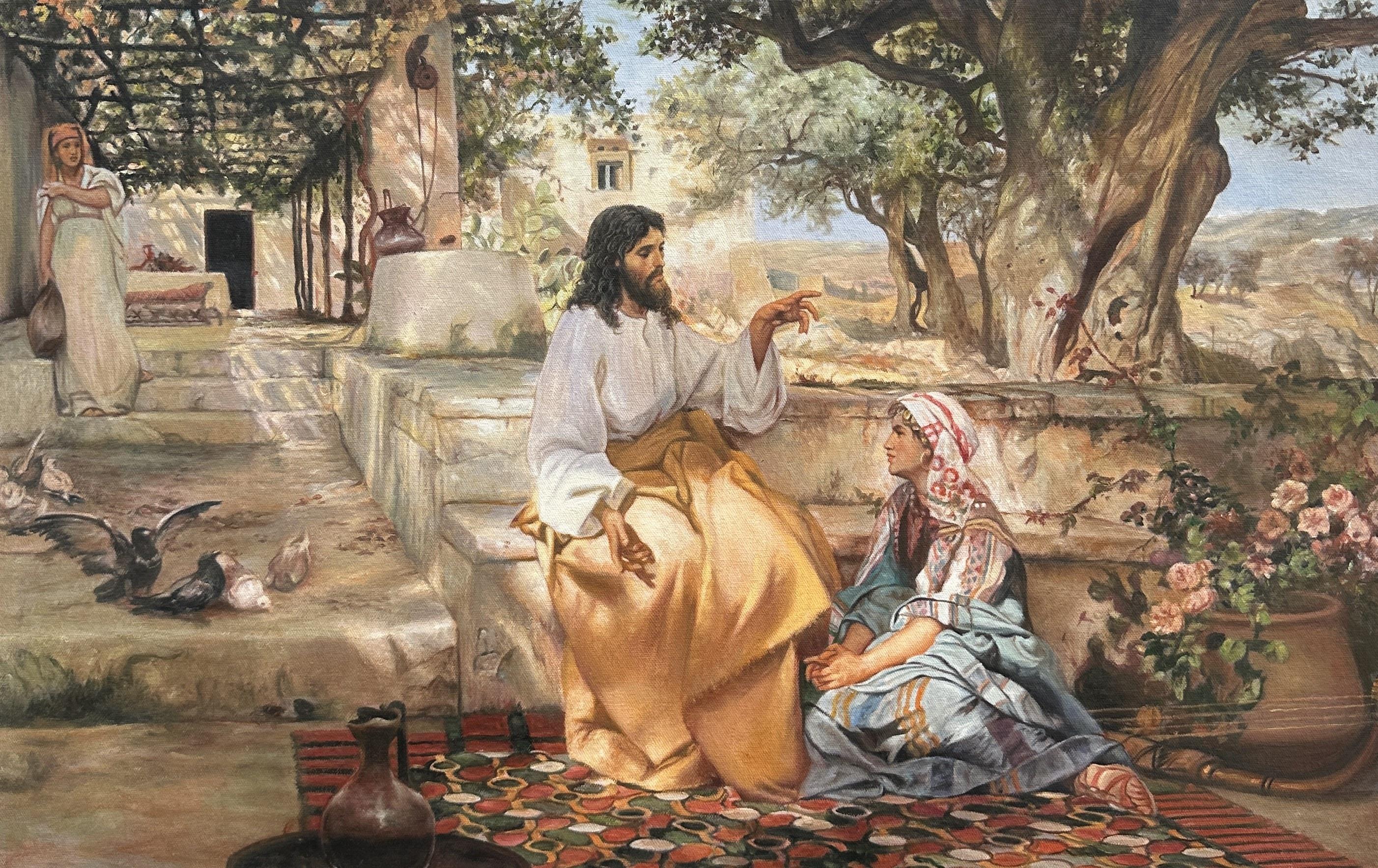 Christ In The House Of Martha And Mary - Henryk Siemiradzki — Henryk Siemiradzki