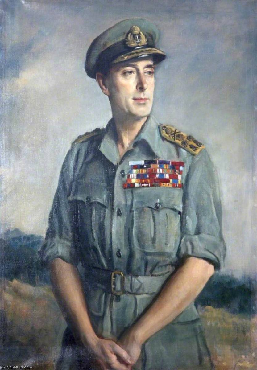 Admiral Of The Fleet Earl Viscount Mountbatten Of Burma (1900–1979), Kc — Oswald Hornby Joseph Birley