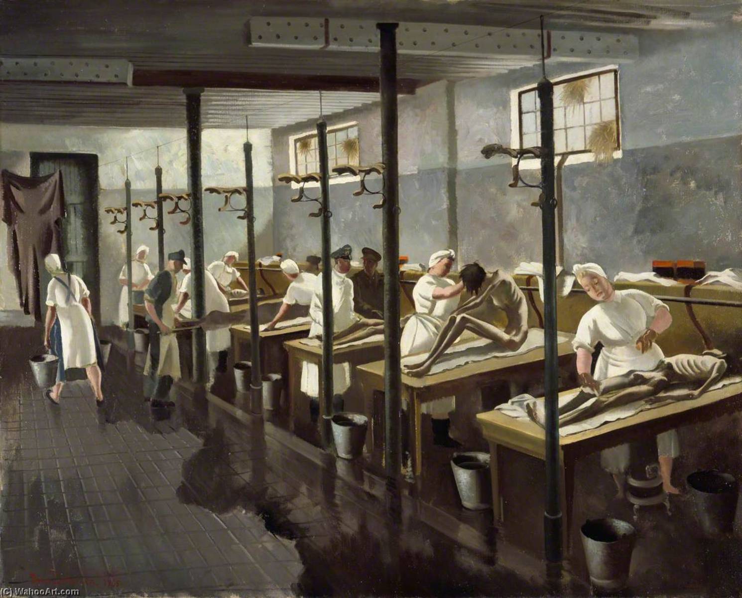 Human Laundry, Belsen, April 1945 — Doris Clare Zinkeisen