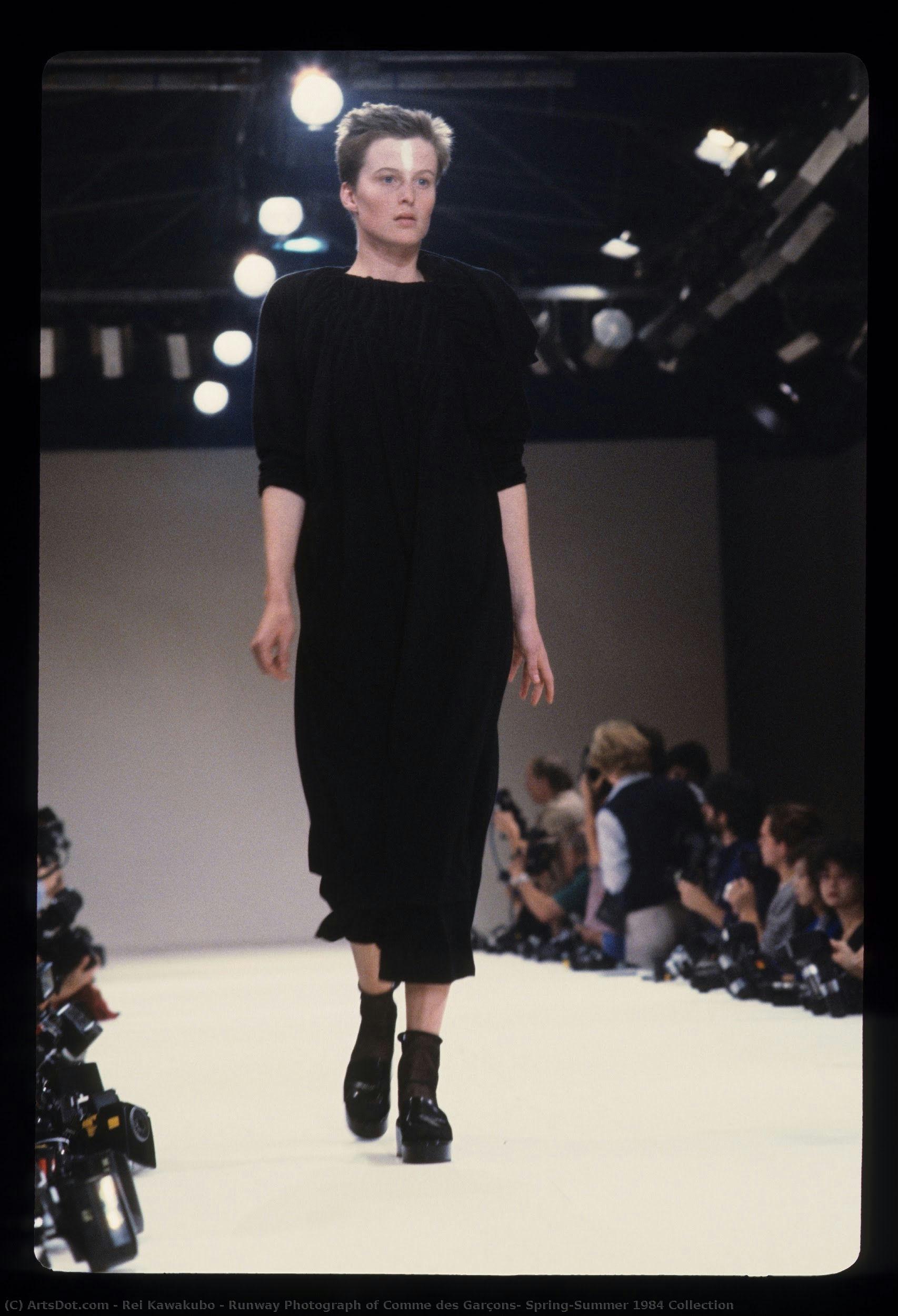 Runway Photograph Of Comme Des Garçons, Spring/summer 1984 Collection — Rei Kawakubo