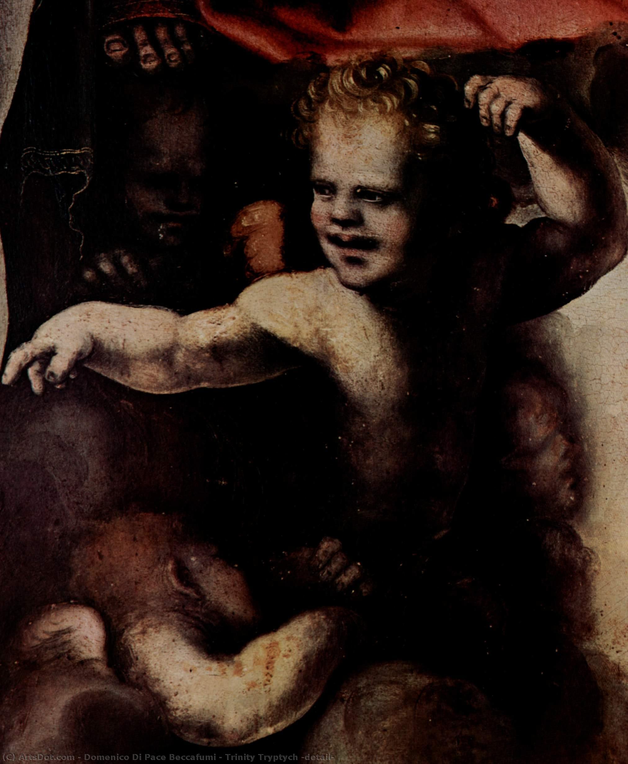 Trinity Tryptych (detail) — ドメニコ・ベッカフーミ