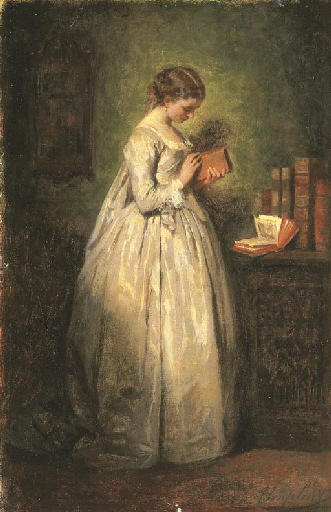Jeune Fille Lisant — Charles Chaplin