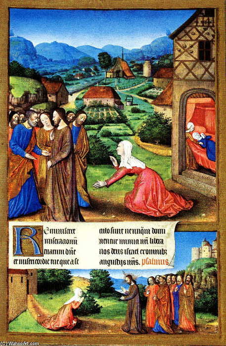 Christ And The Canaanite Woman — Jean Colombe