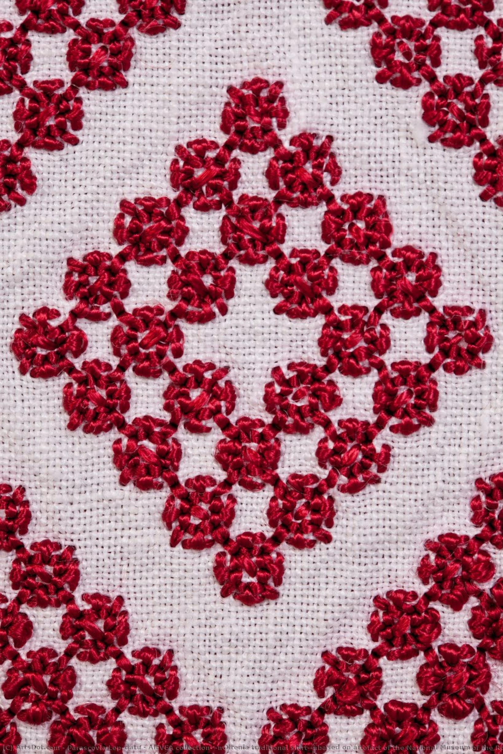 Aievea Collection; \noltenia Traditional Shirt;\nbased On Artefact Of The National Museum Of The Romanian Peasant — Parascovia Lepădatu