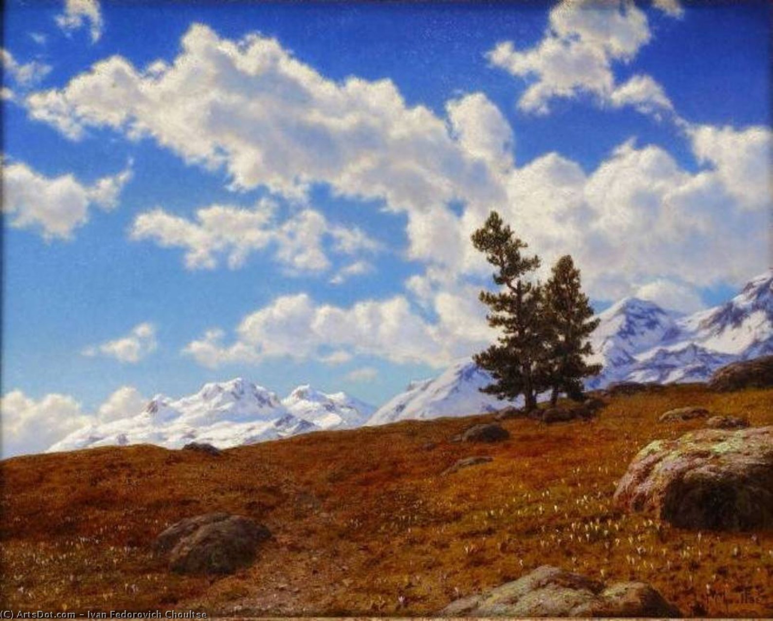 Printemps Dans Les Alpes (engadines) — Ivan Fedorovich Choultse