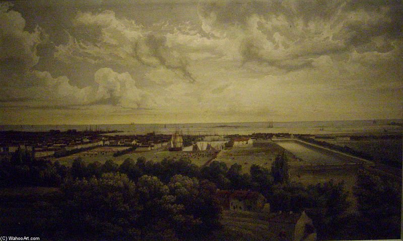 Cherbourg Took The Roule Mountain — Ambroise Louis Garneray