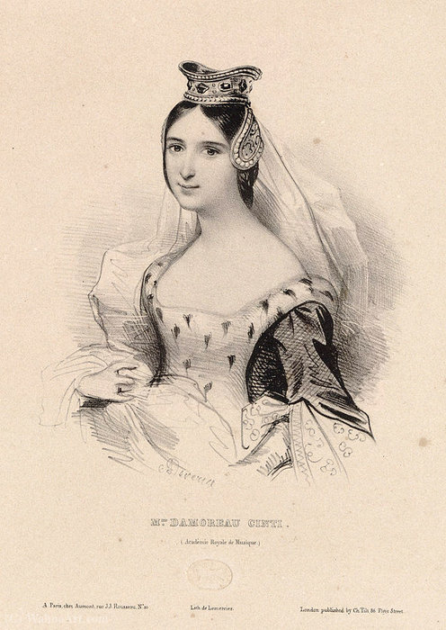 Laure Cinti-damoreau - (1820) — Achille Jacques Jean Marie Devéria