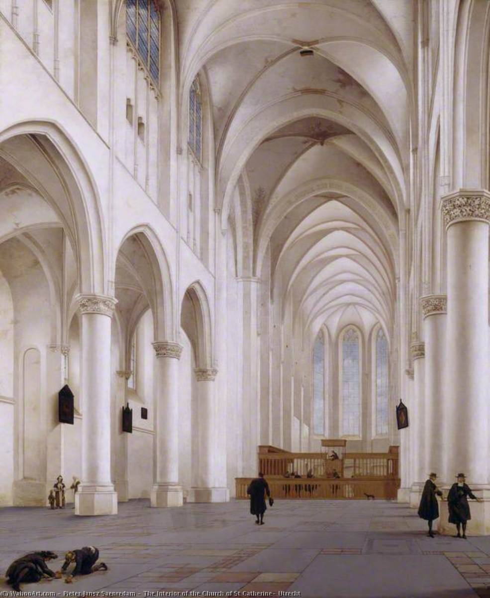 The Interior Of The Church Of St Catherine, Utrecht — Pieter Jansz. Saenredam