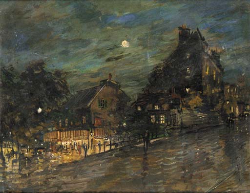 Paris By Night 1 — Konstantin Alexeievitch Korovin