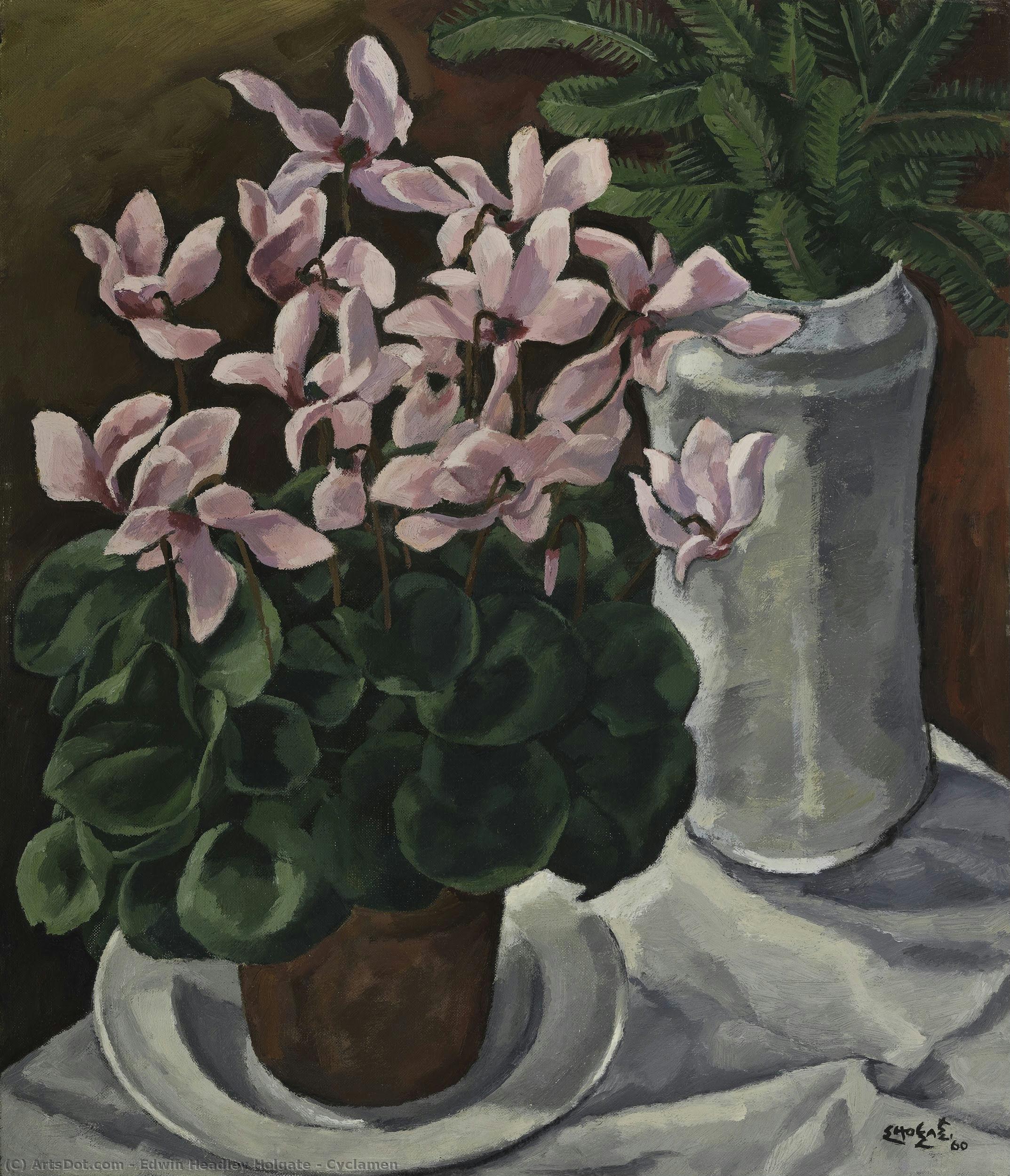 Cyclamen — Edwin Headley Holgate