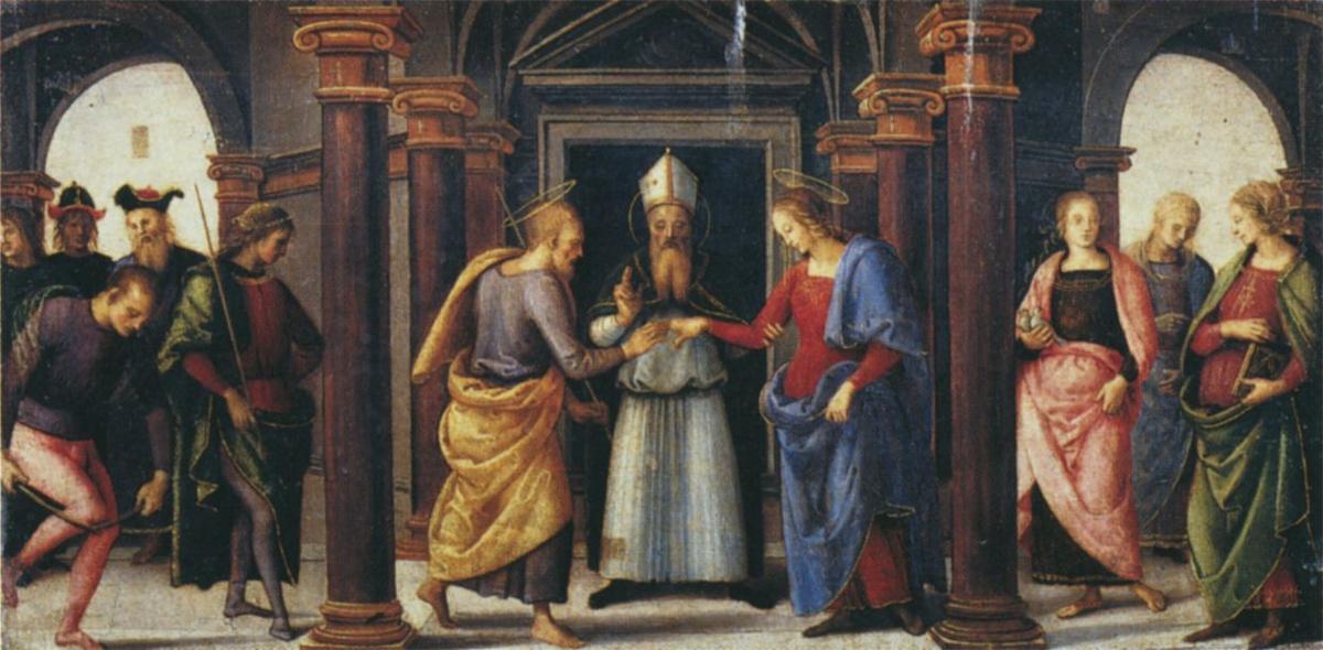 Pala Di Fano (marriage Of The Virgin) — Vannucci Pietro (le Perugin)