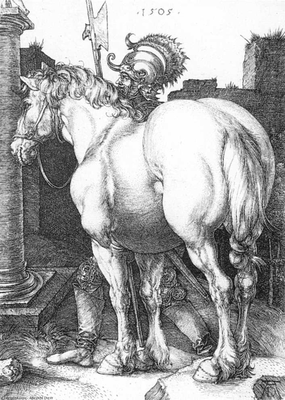 Großes Pferd — Albrecht Dürer