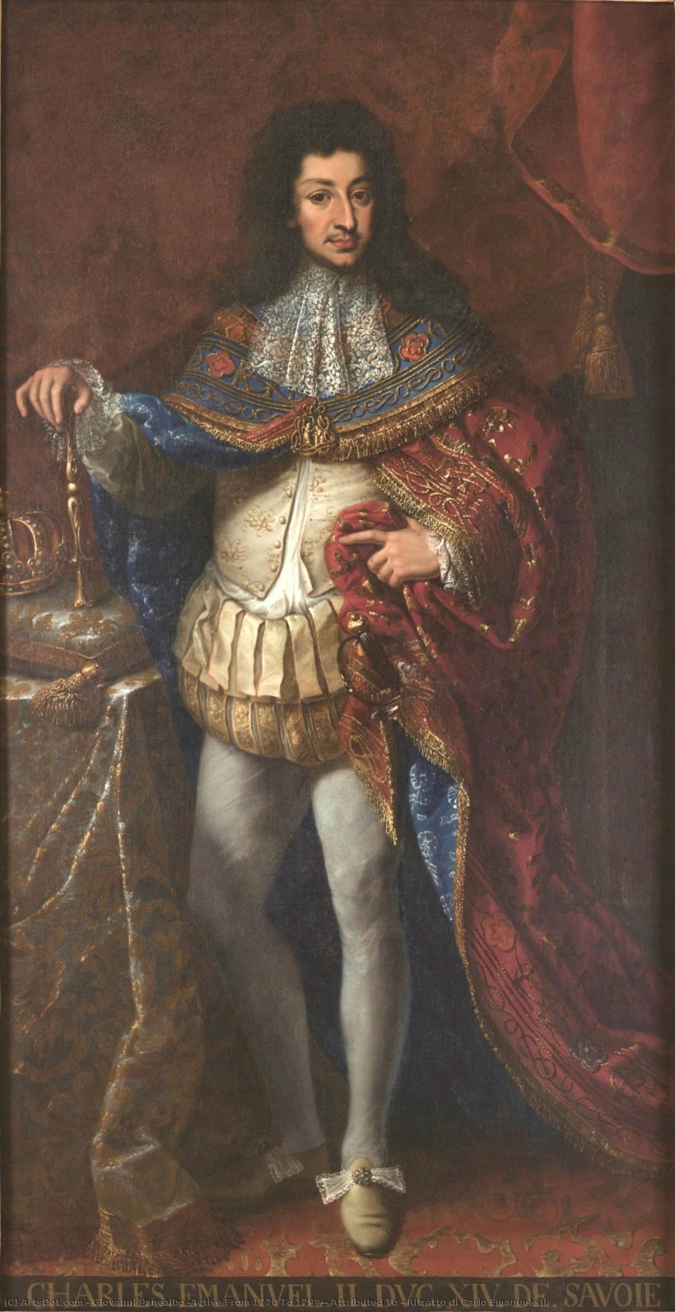 Ritratto Di Carlo Emanuele Ii — Giovanni Panealbo (active From 1770 To 1799), Attributed To
