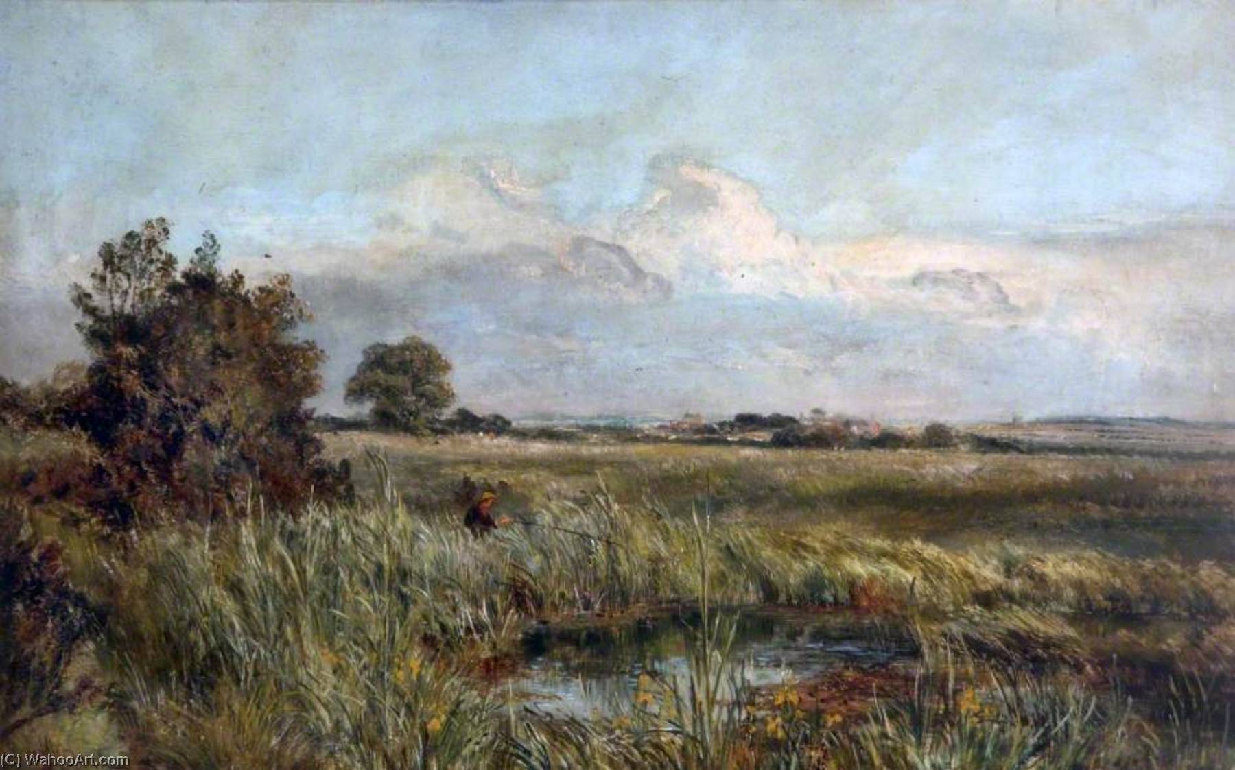 Fisherman And Spinney — William Joseph Julius Caesar Bond