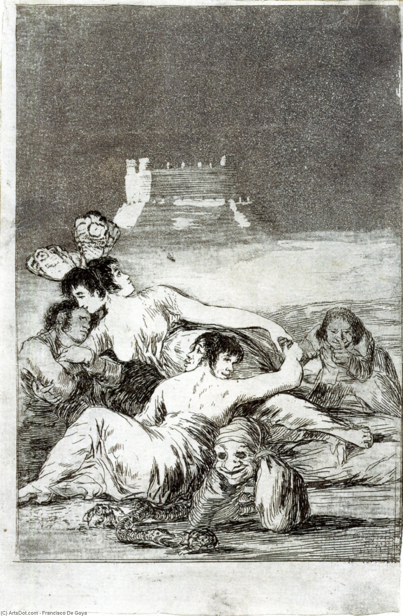 Dream Of Lying And Inconstancy — Francisco José De Goya Y Lucientes